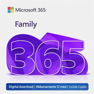 Microsoft 365 Family — anteprima prodotto