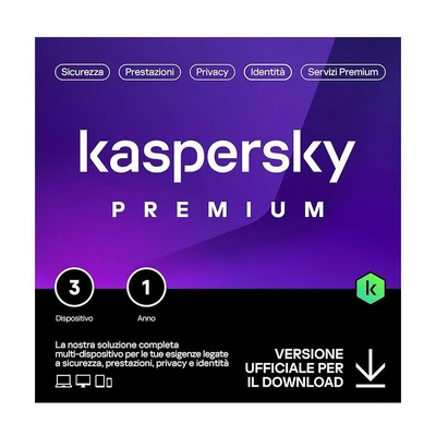 Kaspersky Premium — 3 dispositivi