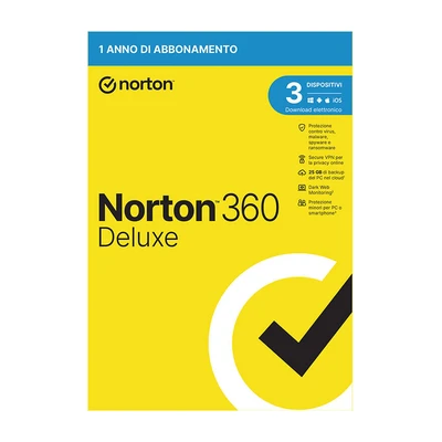 Norton 360 Deluxe — 3 dispositivi